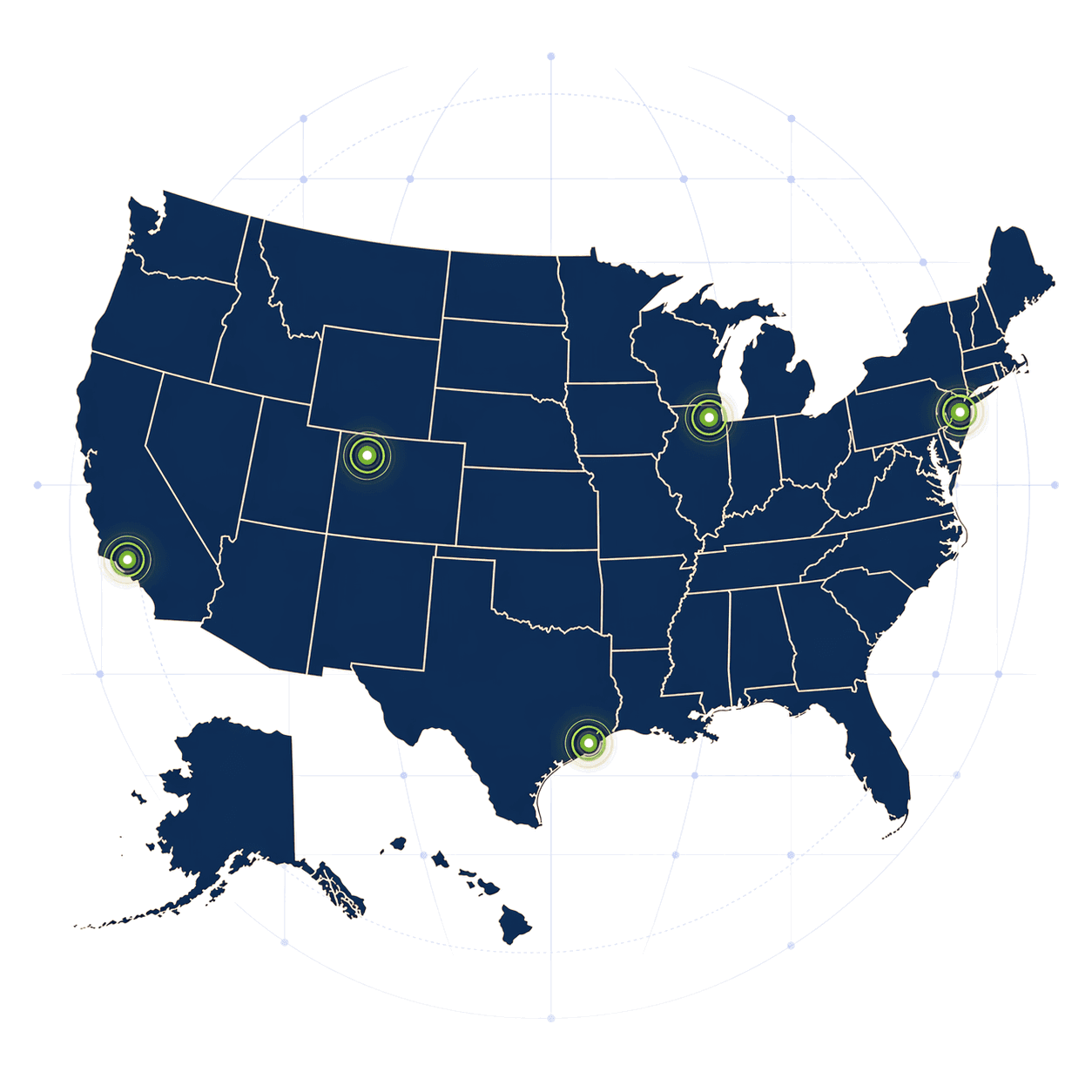 Coverage map showing carrier availability on your street